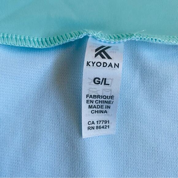 Kyodan | Longline Mock Neck Aqua Bikini NWT L - Picture 6 of 12